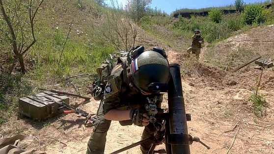 Югорчане-миномётчики показали, как проходит боевой день в зоне СВО