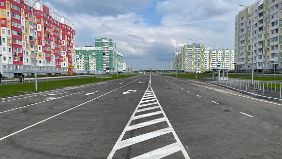 В Нижневартовске закончили строительство важного участка дороги