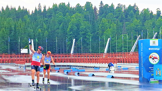 Сергей Устюгов помог сборной Югры-1 одержать победу в мужской эстафете