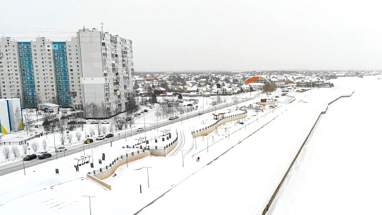 В Нижневартовске построят многоуровневую прогулочную зону на набережной