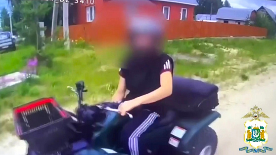 В Югорске в очередной раз задержали подростка, который взял покататься квадроцикл