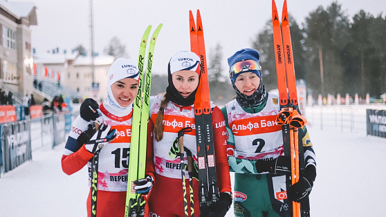 Лыжница Анастасия Кириллова завоевала первую медаль для Югры на Кубке России