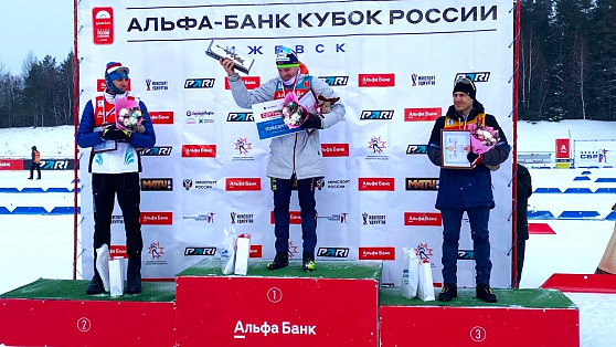 Югорские биатлонисты завоевали медали на Кубке России