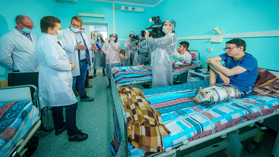 Военнослужащие проходят медицинскую реабилитацию в Югре
