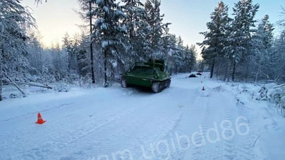 В Ханты-Мансийском районе погиб водитель снегохода