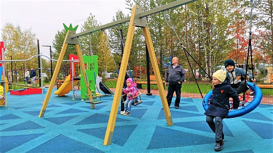 В Сургутском районе появилась ещё одна точка притяжения для детей
