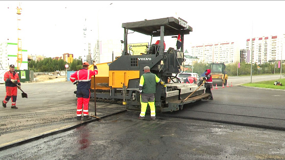 В Нягани продолжается строительство магистральной дороги