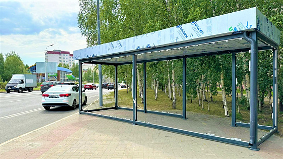 За лето в Сургуте планируют установить 20 остановочных комплексов
