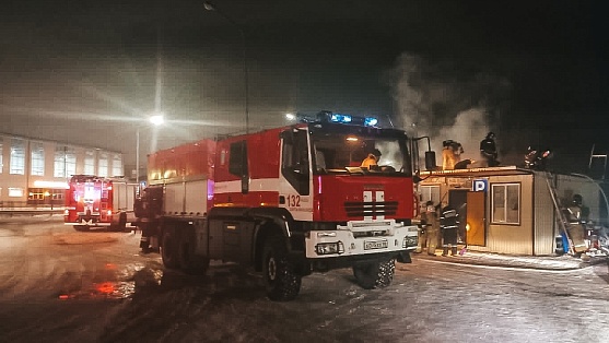 В Ханты-Мансийске горела автозаправка