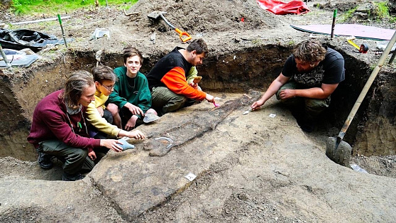 Югорские археологи проводят раскопки в Священной кедровой роще в Салыме