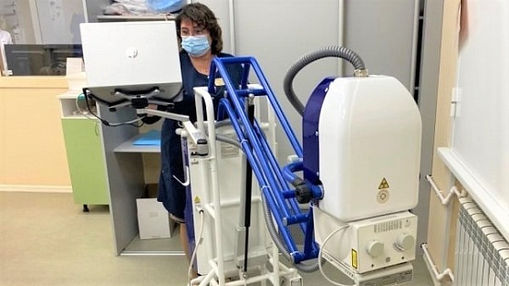 Новый мобильный рентгенограф установили в Югорской городской больнице