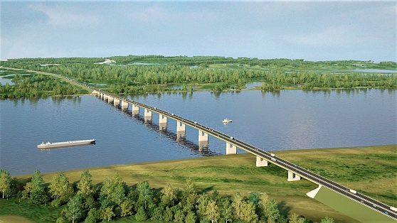 Первые сваи нового моста через Обь забьют уже этим летом