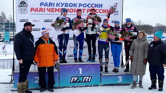 Югорские биатлонистки завоевали две медали на этапе Кубка России