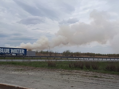 Пойменный пожар в Ханты-Мансийске потушен