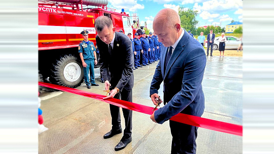 В Таёжном построили новое пожарное депо